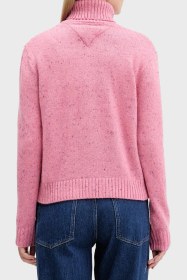 Resim Tommy Jeans Bayan Kazak Dw0dw21687 Thc Pembe Pembe 