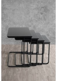 Resim Statik Vegas Zigon Sehpa - Veys Sehpa - Siyah 