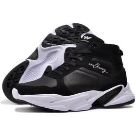 Resim Walkway Siyah Erkek Basketbol Ayakkabısı Siyah 