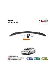 Resim Toyata Corolla 2008-2013 Yıl Aralığı Uyumlu Kaput Rüzgarlığı 4mm Siyah 