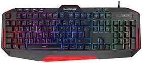 Resim Rampage KB-RX7 ALPOR PRO Siyah USB RGB Aydınlatmalı Q Gaming Oyuncu Klavyesi 