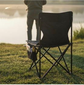 Resim Kamp Ve Balıkçı Sandalyesi Siyah 