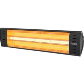 Resim Braventa Collection Dysis DH-7452 Art Plus Karbon Serisi IP65 Suya-Toza Dayanıklı 2300 W Siyah Iç/dış Mekan Isıtıcı Siya 