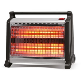 Resim Elioure Dört Kafa Quartz Isıtıcı 1800W Siyah Uygun ve Güçlü ısıtma sağlar 