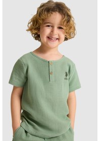 Resim U.s. Polo Assn. Erkek Çocuk Çağla Pijama Takım 50327343-vr016 Cagla 