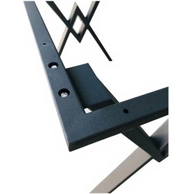 Resim Presto X Ayak Retro Metal Masa Ayak - 60x170 