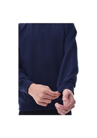 Resim Lacivert Erkek Çocuk Sweatshirt Pamuklu Rahat Kalıp Günlük Model Lacivert 