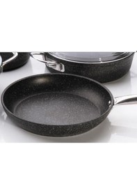 Resim Falez Black Line Granit Döküm 32 CM Tava Siyah 