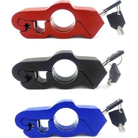 Resim Sones Motosiklet Alüminyum Alaşımlı Gaz Kolu Kilidi Kırmızı 