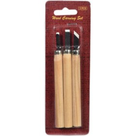 Resim Lutart Revello Wood Carving Chısel 3 Parça Wood Carving 
