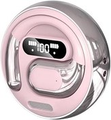 Resim HYGAMOCC AI Gerçek Zamanlı Çeviri Kulaklıklar, 144 Dil 3'ü 1 Arada Kablosuz Bluetooth Kulaklıklar, iOS ve Android için, İş/Seyahat/Dil Öğrenme Tercüman Şarj Kılıflı Kulaklık (Pembe) 