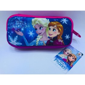 Resim Mutlu Kırtasiye Dünyası Frozen Disney Frozen Elsa Baskılı Kalem Çanta 