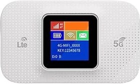 Resim Sefdrert 4G MIFI Router WiFi Taşınabilir Renkli Ekran 150 m 3000 mAh, SIM Kart Yuvası, Taşınabilir Yönlendirici, OtomoVil için Hotspot 
