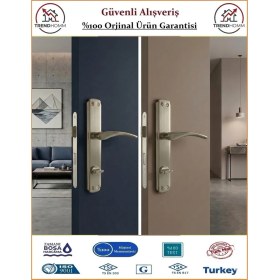 Resim Çelebi Bravo Aynalı Wc Kapı Kolu - Saten - Orjinal Ürün - WC SAĞ 