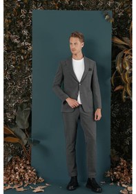 Resim Efor C 659 Slim Fit Antrasit Spor Ceket Antrasit 