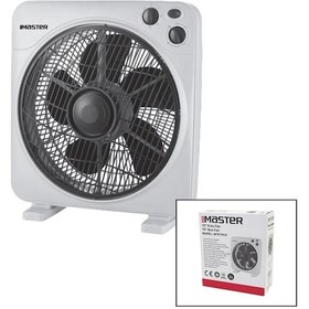 Resim 10 İnç Kutu Fan Vantilatör 3 Kademe Hız 6 Plastik Kanat 38w 60dk.zaman Ayarlı Mtr-f610 5250 