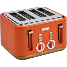 Resim Berghoff Gem Natural Turuncu Dört Dilim Ekmek Kızartma Makinesi 