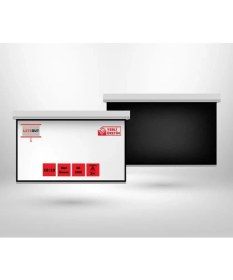 Resim LiteOut 200x125 cm Motorlu Kumandalı Projeksiyon Perdesi 
