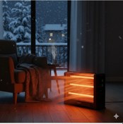 Resim Akan 3'lü Modern Şömine Tipi Isıtıcı 2700 W 