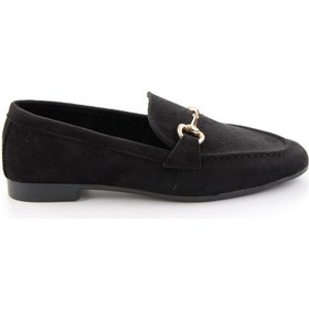 Resim Bambi Siyah Kadın Loafer Ayakkabı K01671057872 Siyah 