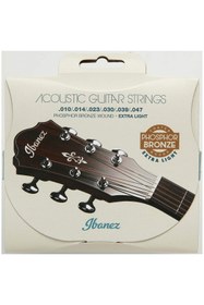 Resim Hype Store IBANEZ 6 String için Tel Seti - .010/.014/.023/.030/.039/.047 Fosfor/Bronz (IACSP61C) 