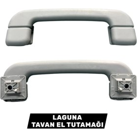 Resim İTHAL Laguna Tavan El Tutamağı Modern Tasarım Dayanıklı Yapı Gri Renk 