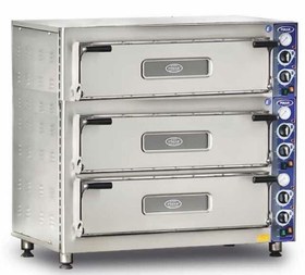 Resim Elektrikli Pizza Fırını 6 + 6 +6 Adet 92 x 62 (cm) İç Ebat 