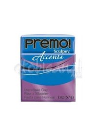 Resim Premo Accents Polimer Kil 57G 5049 Blue Glitter 