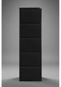 Resim Metal Ayakkabılık 5'li Model Siyah 