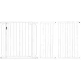 Resim Bebek Güvenlik Kapısı LED Işıklı, 30+45 cm Uzatma, Japon Tasarımı, Otomatik Kapanma 