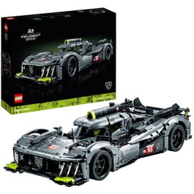 Resim LEGO® Technic PEUGEOT 9X8 24H Le Mans Hybrid Hypercar 42156 - Yetişkinler için Koleksiyonluk Model Yapım Seti (1775 P) 