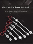 Resim Trendooze Paslanmaz Çelik 300mm Sabit Şamandıra Anahtarı - Çift Bilyalı Model: Um54938-7 