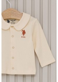 Resim U.S. Polo Assn. U.s. Polo Assn Kız Bebek Krem Takım 5274-45905 Krem 