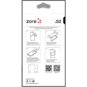 Resim HEPTEKİLETİŞİM Lenovo Moto Z2 Play Ekran Koruyucu Esnek Nano Kırılmaz Cam (BLUE) 