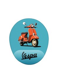Resim Vespa Motosiklet Destekli Bilek Destekli Kaymaz Buruşmaz Kırılmaz Mouse Pad 