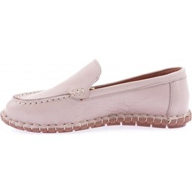 Resim Dgn 603-23y Kadin Dikiş Detayli Loafer Ayakkabi Silver 