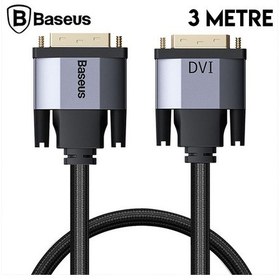 Resim Baseus Dvi To Dvi 24+1 HD TV Projektör Görüntü Kablosu 3 Metre 