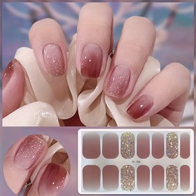 Resim Nail Strips, Kadın Moda Tırnak Çıkartmaları, Kendinden Yapışkanlı Tam Yapışkan Tırnak Sarma Tırnak Cilası Şeritleri, Su Geçirmez Mühürsüz Jel Tırnak Cilası Filmi, Tırnak Sanatı Çıkartmaları, Tırnak Salonu - Tırnak Sanatı 