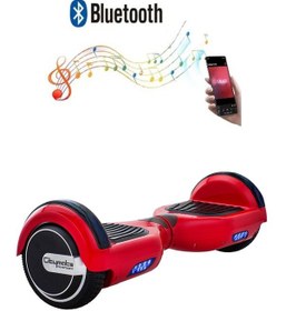 Resim Citymate Hoverboard Elektrikli Kaykay Bluetooth 6.5 Kırmızı 