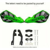 Resim Xuweiwei Profesmotor 7 8" Motosiklet Green Elcik Koruyucu Dayanıklı Pp Malzeme Honda Beta Suzuki Yamaha 