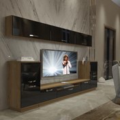 Resim Decoraktiv Trendstyle 9 Mdf Tv Ünitesi Tv Sehpası - Pera - Siyah 