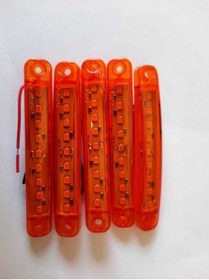 Resim İtimat Parmak Led 9ledli Turuncu 5li Set 