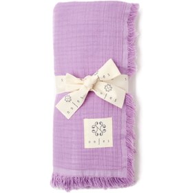 Resim Muslin Peştemal Lila - Lila / STD 
