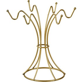 Resim Mat Gold Takı Standı Kolye Bileklik Tesbihlik Düzenleyici Paslanmaz Metal 