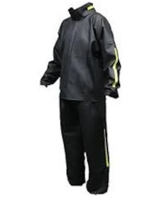 Resim Motospartan Alt-üst Pvc Kurye Paketçi Yağmurluk Takımı Sarı - Siyah 