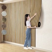 Resim 3D Ahşap Doku Duvar Panelleri, Kendinden Yapışkanlı Köpük Kalınlaştırılmış Duvar Kağıdı, Su Geçirmez ve Nem Geçirmez, Ev Dekorasyonu Duvar Çıkartmaları, Soyma ve Yapıştırma, Temizlemesi ve Kesmesi Kolay, Oturma Odaları, Yatak Odaları, Restoranlar ve Tavanlar için Yenileme için Uygun 