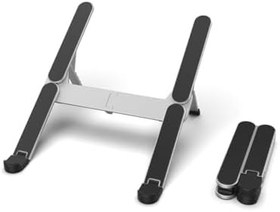 Resim Voltix Dizüstü Bilgisayar Standı Yüksekliği Ayarlanabilir Katlanabilir Havalandırmalı Dizüstü Bilgisayar Standı Tüm Dizüstü Bilgisayarlarla Uyumlu 10-17,3 ", MacBook, Dell, Alienware, Monster. 