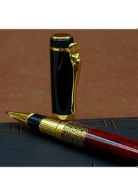 Resim Özel Tasarım Kutulu Vip Metal Roller Kalem Açık Gri 