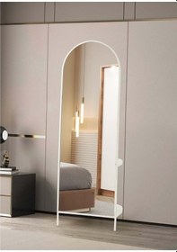 Resim Mobilgen Askılıklı Boy Aynası Beyaz 