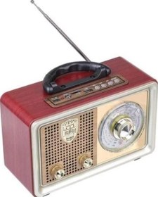 Resim Rt-851 Bluetooth Fm-usb-sd- Tf Şarjlı Nostalji Radyo 